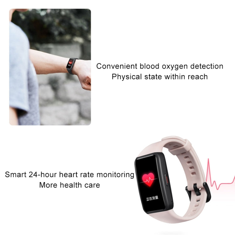 Original Huawei Honor Band 6 1.47 inch AMOLED Color Screen 50m Waterproof Smart Wristband Bracelet, NFC Version, Support Heart Rate Monitor / Information Reminder / Sleep Monitor(Grey) - Wearable Devices by Huawei | Online Shopping UK | buy2fix