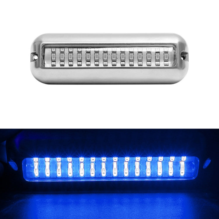 MK-042 Ship / Yacht 10-30V 42LEDs Waterproof Stainless Steel Underwater Light (Blue Light) - Marine Accessories & Parts by buy2fix | Online Shopping UK | buy2fix