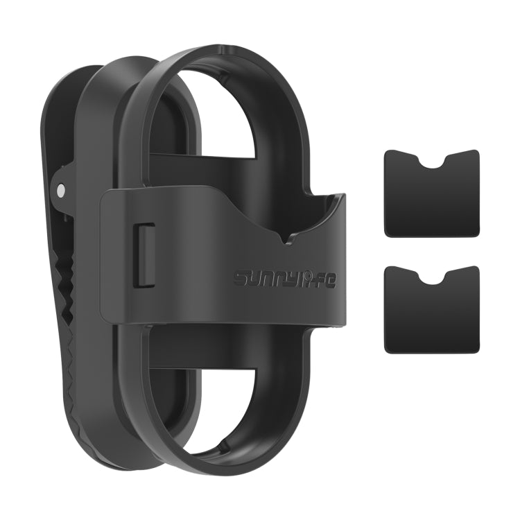 For Insta360 GO3 / GO 3S Sunnylife 360 Degree Rotation Backpack Clip Action Camera Clamp Mount (Black) - Mount & Holder by Sunnylife | Online Shopping UK | buy2fix