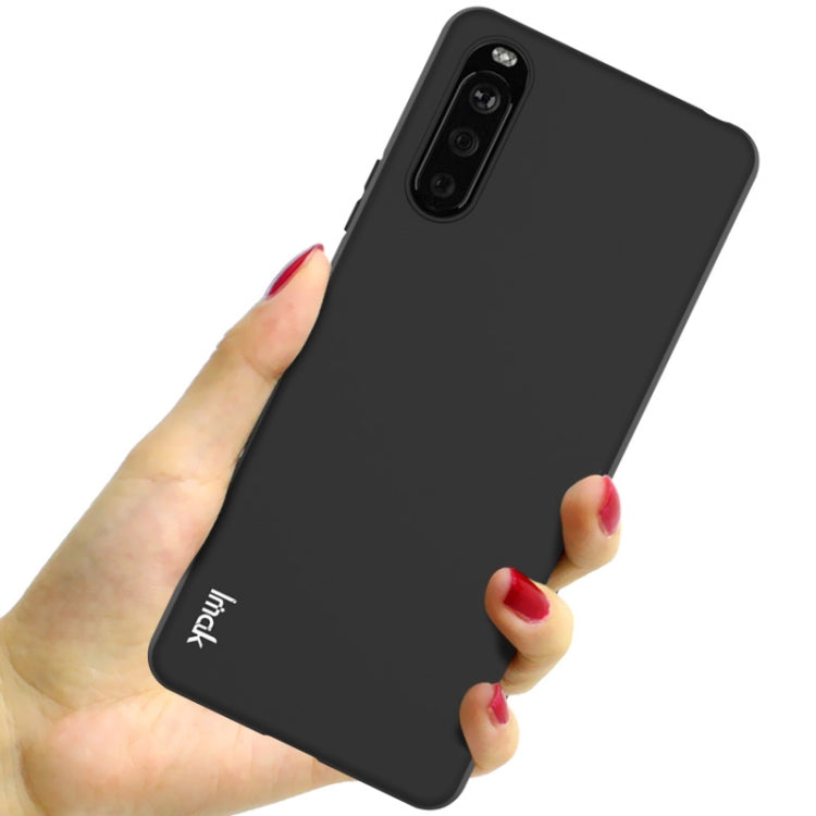 For Sony Xperia 10 III IMAK UC-3 Series Shockproof Frosted TPU Protective Case(Black) - Sony Cases by imak | Online Shopping UK | buy2fix