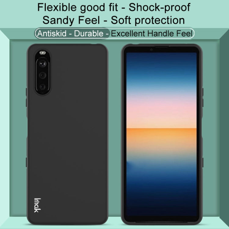 For Sony Xperia 10 III IMAK UC-3 Series Shockproof Frosted TPU Protective Case(Black) - Sony Cases by imak | Online Shopping UK | buy2fix