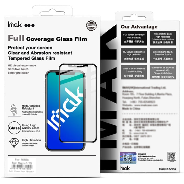 For OnePlus 9R 5G IMAK 9H Surface Hardness Full Screen Tempered Glass Film Pro+ Series - OnePlus Tempered Glass by imak | Online Shopping UK | buy2fix