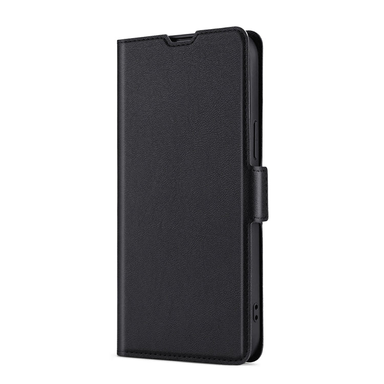 For Doogee X96 Pro Ultra-thin Voltage Side Buckle PU + TPU Horizontal Flip Leather Case with Holder & Card Slot(Black) - More Brand by buy2fix | Online Shopping UK | buy2fix
