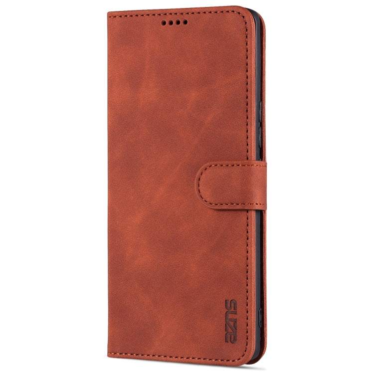 For Honor 50 AZNS Skin Feel Calf Texture Horizontal Flip Leather Case with Card Slots & Holder & Wallet(Brown) - Honor Cases by AZNS | Online Shopping UK | buy2fix