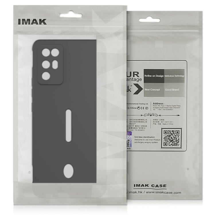 For OPPO Reno6 5G IMAK UC-4 Series Straight Edge TPU Soft Protective Case(Light Cyan) - OPPO Cases by imak | Online Shopping UK | buy2fix