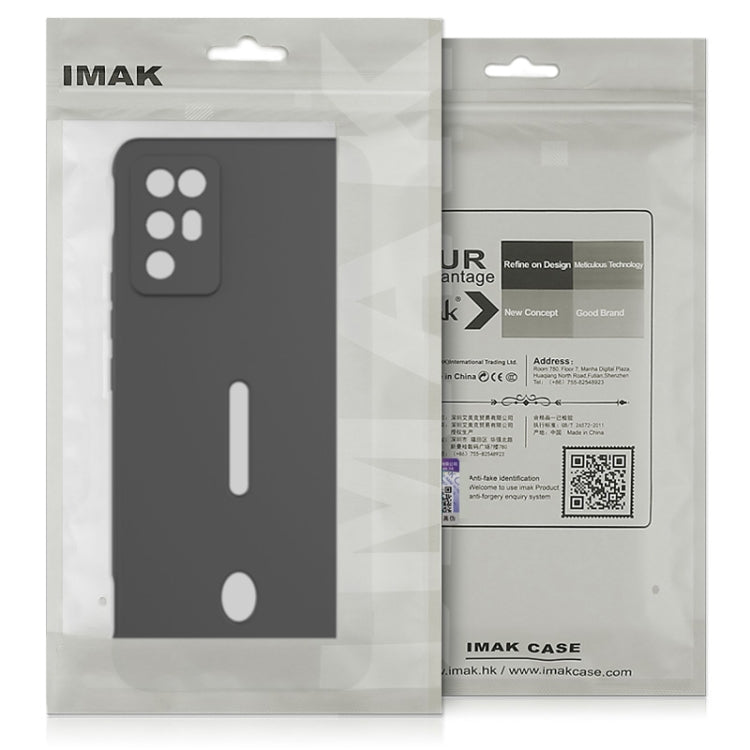 For OPPO Reno6 Pro 5G IMAK UC-4 Series Straight Edge TPU Soft Protective Case(Dark Green) - OPPO Cases by imak | Online Shopping UK | buy2fix