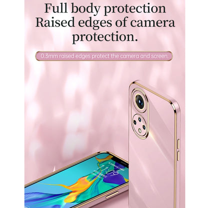 For Honor 50 Pro XINLI Straight Edge 6D Electroplate TPU Phone Case(Celestial Blue) - Honor Cases by XINLI | Online Shopping UK | buy2fix