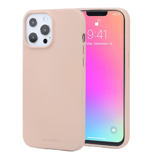 For iPhone 13 Pro GOOSPERY SOFT FEELING Liquid TPU Shockproof Soft Case (Light Pink) - iPhone 13 Pro Cases by GOOSPERY | Online Shopping UK | buy2fix