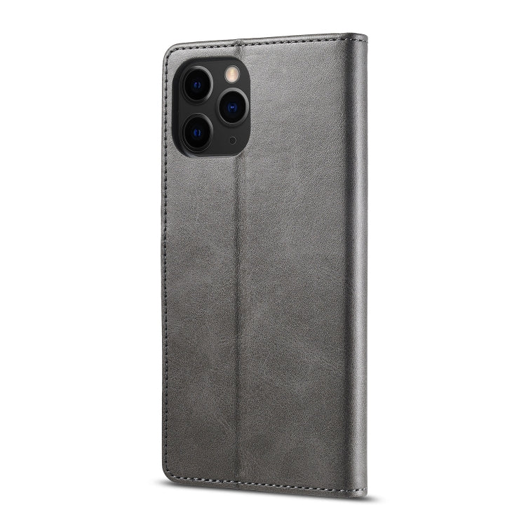 For iPhone 13 Pro LC.IMEEKE Calf Texture Horizontal Flip Leather Case with Holder & Card Slots & Wallet (Grey) - iPhone 13 Pro Cases by LC.IMEEKE | Online Shopping UK | buy2fix