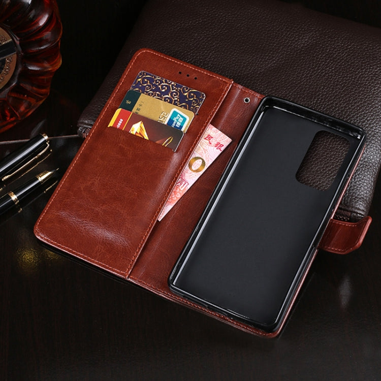idewei Crazy Horse Texture Horizontal Flip Leather Case with Holder & Card Slots & Wallet For Motorola Edge 20(Red) - Motorola Cases by idewei | Online Shopping UK | buy2fix