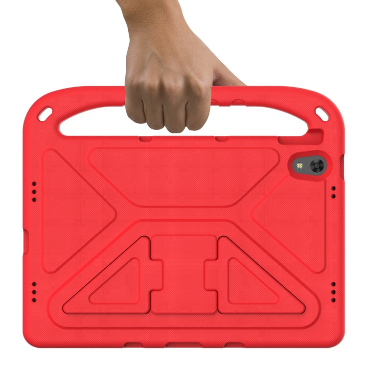 For Lenovo Tab P11 TB-J606F / Tab P11 Plus TB-J607F Portable Handle EVA Shockproof Anti Falling Protective Case with Triangle Holder(Red) - Lenovo by buy2fix | Online Shopping UK | buy2fix