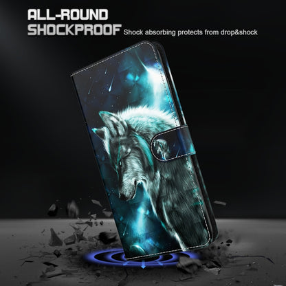 For iPhone 13 Pro 3D Painting Pattern Horizontal Flip TPU + PU Leather Case with Holder & Card Slots & Wallet (Wolf) - iPhone 13 Pro Cases by buy2fix | Online Shopping UK | buy2fix