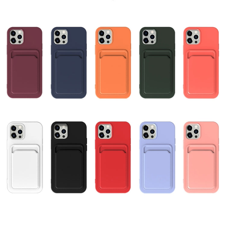 For iPhone 13 Pro TPU + Flannel Lining Shockproof Case with Card Slots (White) - iPhone 13 Pro Cases by buy2fix | Online Shopping UK | buy2fix