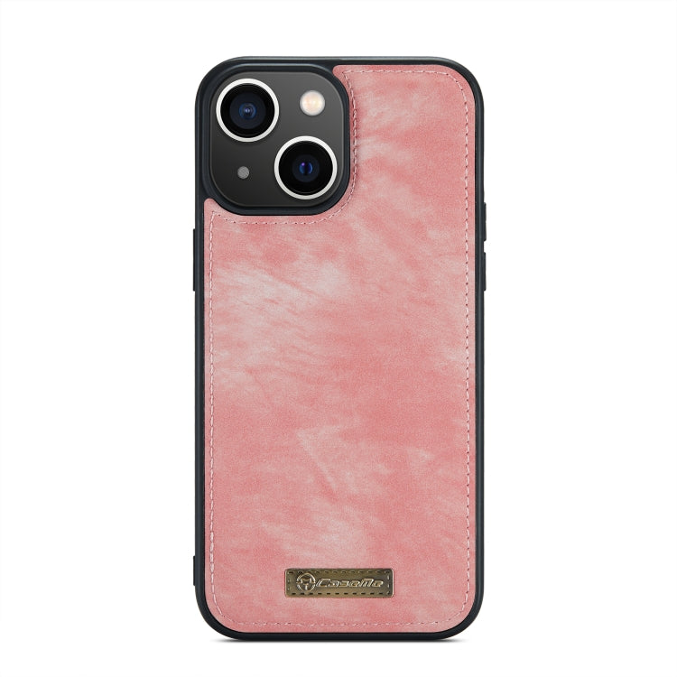 For iPhone 13 CaseMe-008 Detachable Multifunctional Horizontal Flip Leather Case(Pink) - iPhone 13 Cases by CaseMe | Online Shopping UK | buy2fix