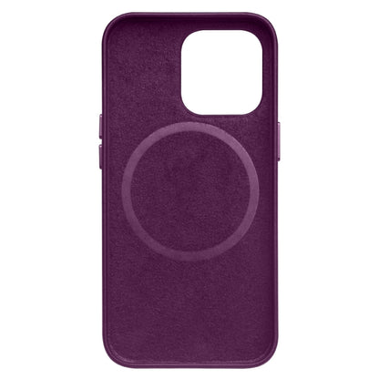 For iPhone 13 QIALINO Nappa Cowhide MagSafe Magnetic Protective Case(Purple Crystal) - iPhone 13 Cases by QIALINO | Online Shopping UK | buy2fix