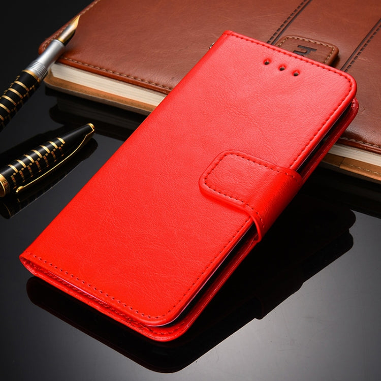 For iPhone 13 Pro Crystal Texture Horizontal Flip Leather Case with Holder & Card Slots & Wallet (Red) - iPhone 13 Pro Cases by buy2fix | Online Shopping UK | buy2fix