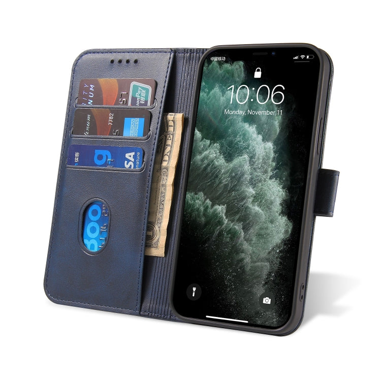 For iPhone 13 Pro Max Calf Texture Buckle Horizontal Flip Leather Case with Holder & Card Slots & Wallet (Blue) - iPhone 13 Pro Max Cases by buy2fix | Online Shopping UK | buy2fix