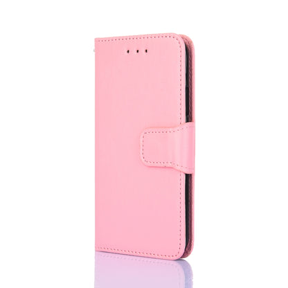 For Doogee X95 Crystal Texture Horizontal Flip Leather Case with Holder & Card Slots & Wallet(Pink) - More Brand by buy2fix | Online Shopping UK | buy2fix