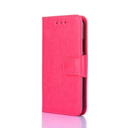 For Doogee X95 Crystal Texture Horizontal Flip Leather Case with Holder & Card Slots & Wallet(Rose Red) - More Brand by buy2fix | Online Shopping UK | buy2fix