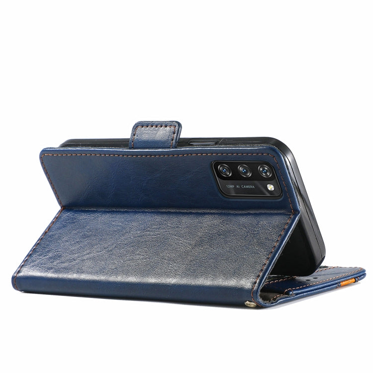 For Blackview A100 CaseNeo Business Splicing Dual Magnetic Buckle Horizontal Flip PU Leather Case with Holder & Card Slots & Wallet(Blue) - More Brand by buy2fix | Online Shopping UK | buy2fix