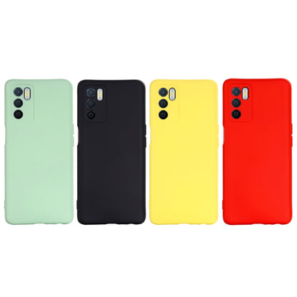 For OPPO A16 / A16S Foreign Version Solid Color Liquid Silicone Shockproof Full Coverage Protective Case(Green) - OPPO Cases by buy2fix | Online Shopping UK | buy2fix