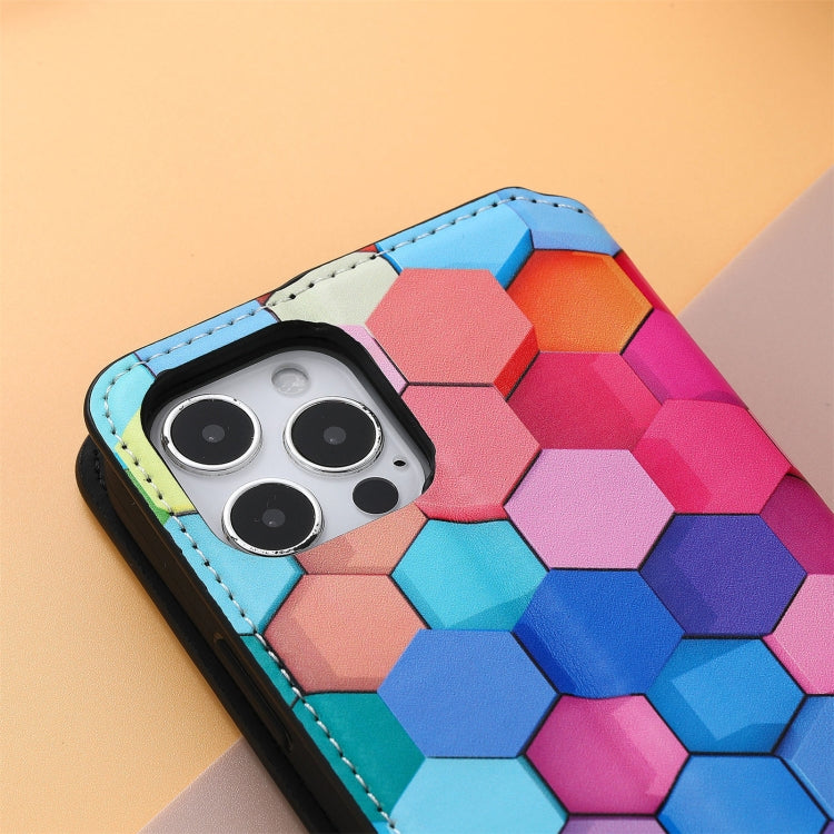 For Blackview A100 Colorful Magnetic Horizontal Flip PU Leather Case with Holder & Card Slot & Wallet(Colorful Cube) - More Brand by buy2fix | Online Shopping UK | buy2fix