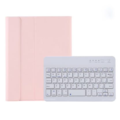 A06B Ultra-thin Detachable Bluetooth Keyboard Leather Tablet Case with Pen Slot & Holder for iPad mini 6(Pink) - For iPad mini by buy2fix | Online Shopping UK | buy2fix