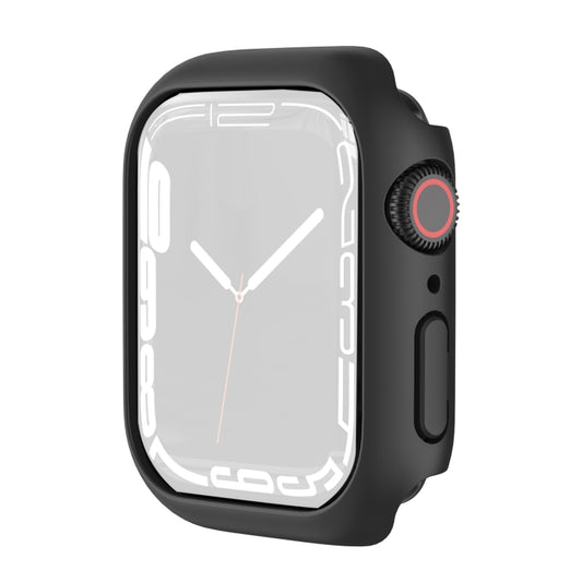 Shockproof TPU Protective Case For Apple Watch Series 9 / 8 / 7 45mm(Black) - Watch Cases by buy2fix | Online Shopping UK | buy2fix