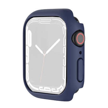 Shockproof TPU Protective Case For Apple Watch Series 9 / 8 / 7 45mm(Dark Blue) - Watch Cases by buy2fix | Online Shopping UK | buy2fix