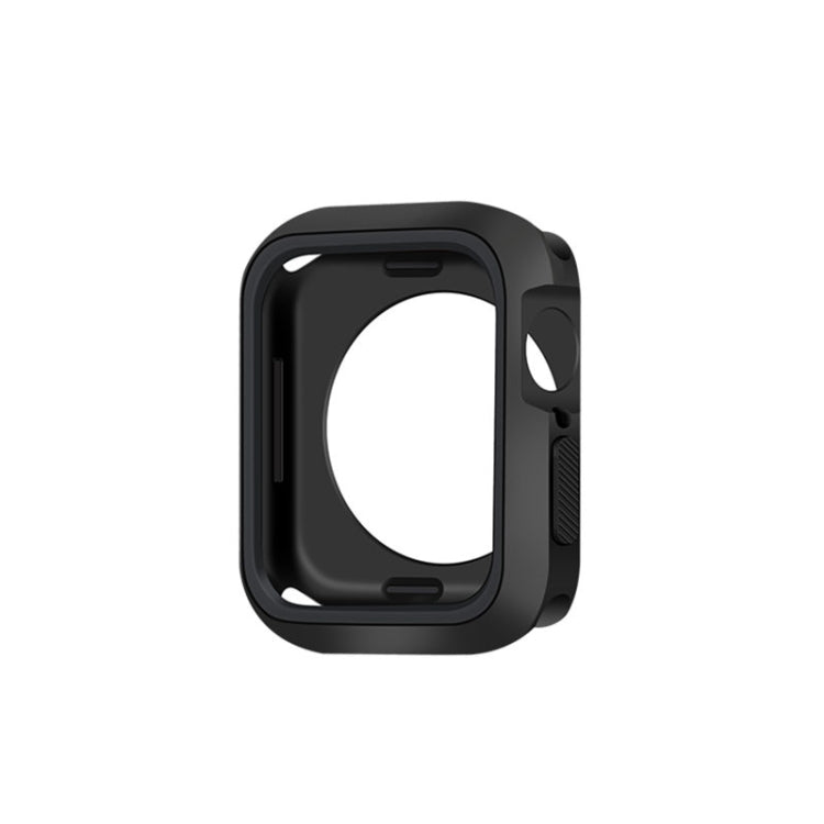 Two-color Shockproof Protective Case For Apple Watch Series 9 / 8 / 7 41mm(Black) - Watch Cases by buy2fix | Online Shopping UK | buy2fix