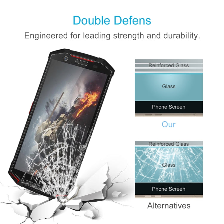 50 PCS 0.26mm 9H 2.5D Tempered Glass Film For Doogee S70 - For Doogee by buy2fix | Online Shopping UK | buy2fix