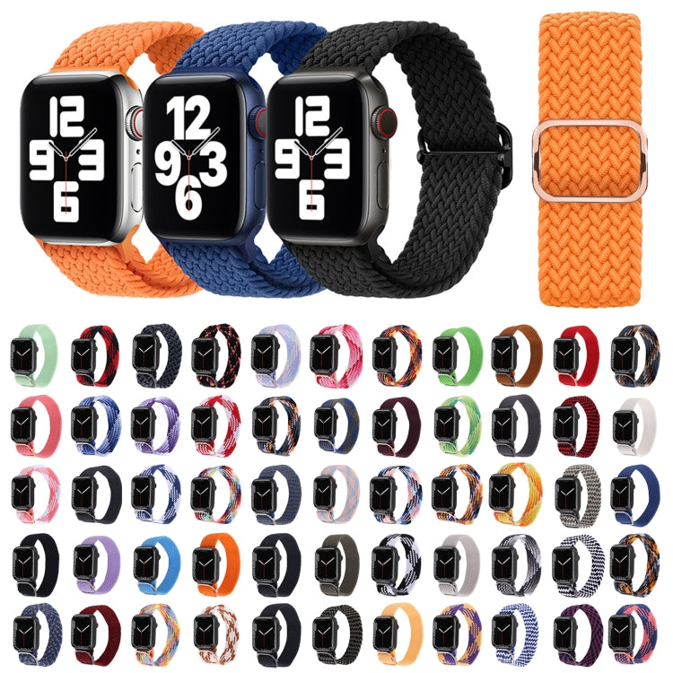 Nylon Braid Strap Watch Band For Apple Watch Ultra 49mm&Watch Ultra 2 49mm / Series 9&8&7 45mm / SE 3&SE 2&6&SE&5&4 44mm / 3&2&1 42mm(45) - Watch Bands by buy2fix | Online Shopping UK | buy2fix