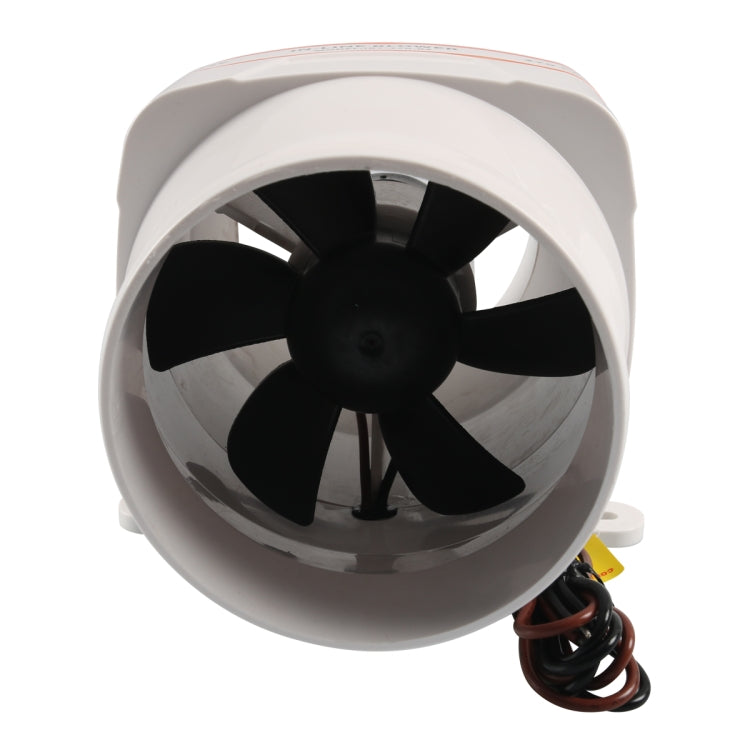 A6608-01 4 inch 12V 6-Blade Yacht Exhaust Fan - Marine Accessories & Parts by buy2fix | Online Shopping UK | buy2fix