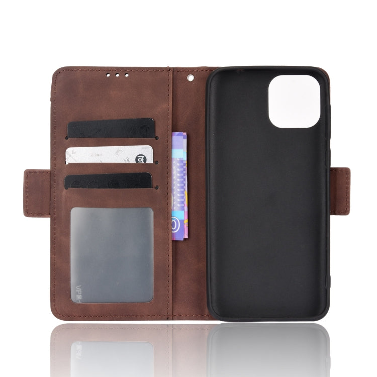 For Ulefone Note 6 / Note 6P Skin Feel Calf Pattern Leather Phone Case(Brown) - Ulefone Cases by buy2fix | Online Shopping UK | buy2fix