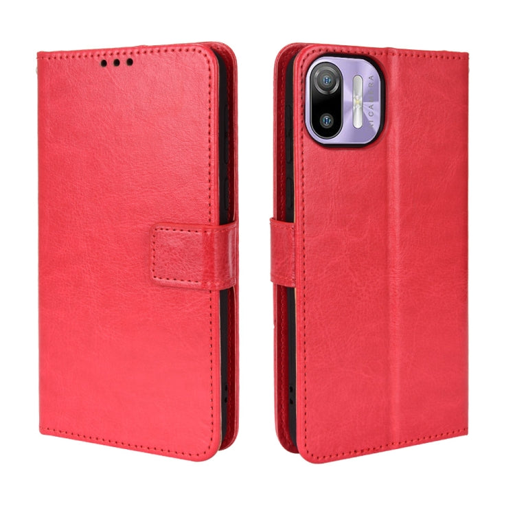 For Ulefone Note 6/ Note 6P Retro Crazy Horse Texture Leather Phone Case(Red) - Ulefone Cases by buy2fix | Online Shopping UK | buy2fix