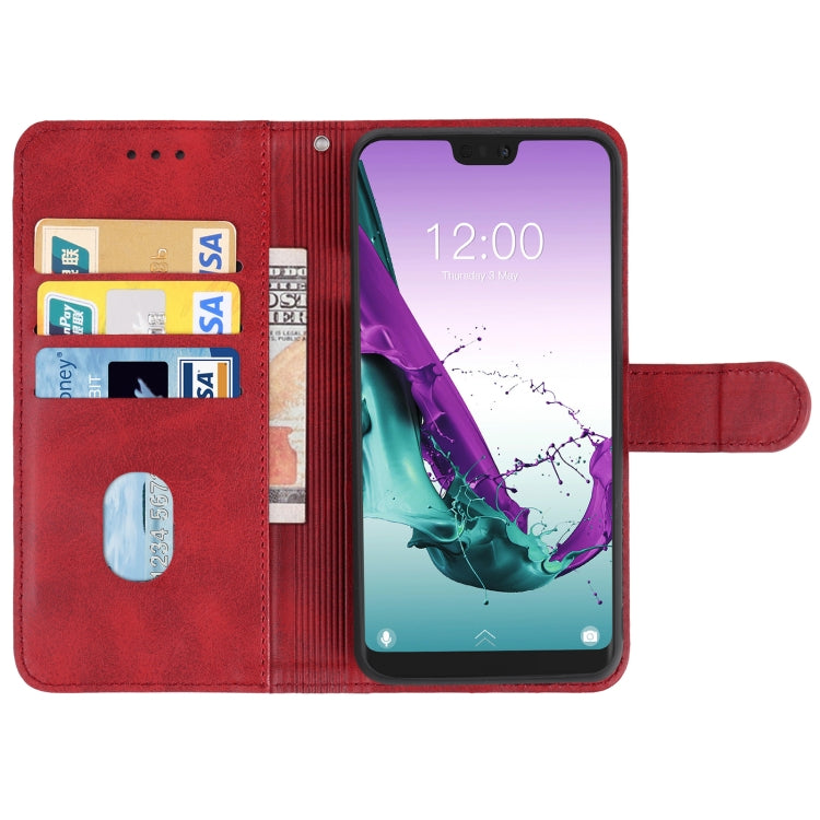 Leather Phone Case For Doogee N10(Red) - More Brand by buy2fix | Online Shopping UK | buy2fix