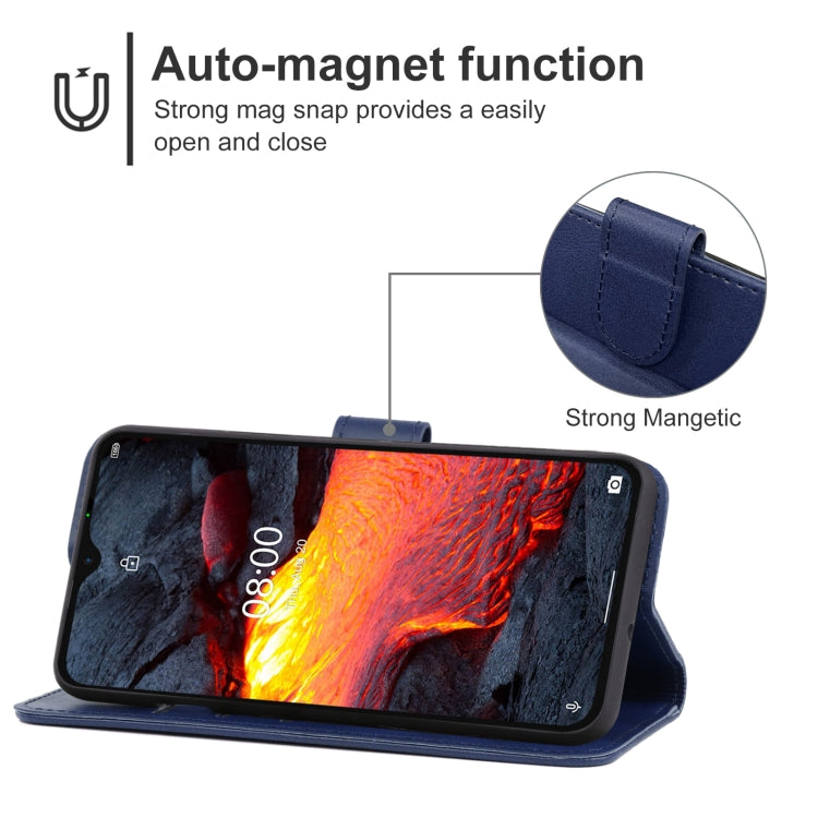 Leather Phone Case For Ulefone Armor 9E(Blue) - Ulefone Cases by buy2fix | Online Shopping UK | buy2fix