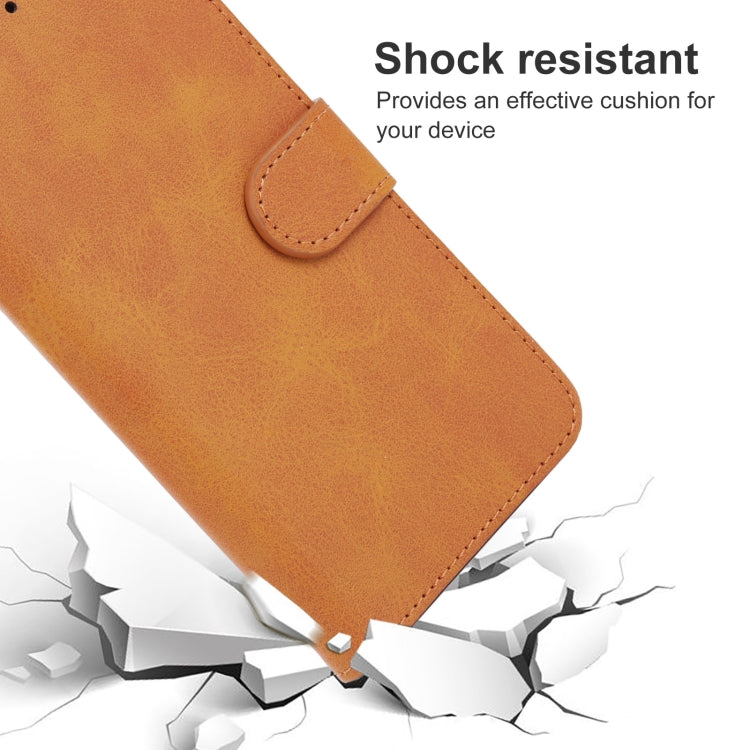 Leather Phone Case For DOOGEE X50L(Brown) - Doogee Cases by buy2fix | Online Shopping UK | buy2fix