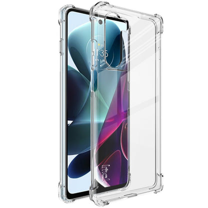 For Motorola Moto G200 5G / Edge S30 5G imak Airbag TPU Case with Screen Protector(Transparent) - Motorola Cases by imak | Online Shopping UK | buy2fix