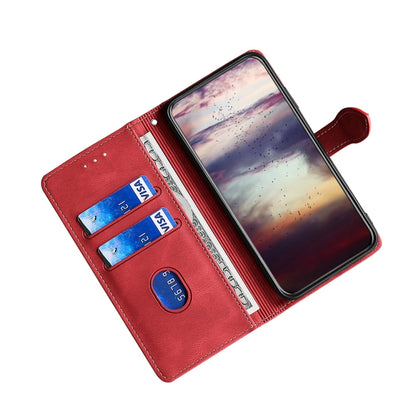 For Ulefone Note 6 / 6P Skin Feel Straw Hat Magnetic Buckle Leather Phone Case(Red) - Ulefone Cases by buy2fix | Online Shopping UK | buy2fix
