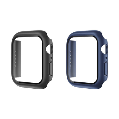 ROCK 2 in 1 PC Frame + Film Protector Case For  Apple Watch Series 3 & 2 & 1 38mm(Blue) - Watch Cases by ROCK | Online Shopping UK | buy2fix