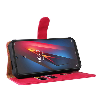 For Ulefone Armor 8 Skin Feel Magnetic Buckle Calf Texture Leather Phone Case(Rose Red) - Ulefone Cases by buy2fix | Online Shopping UK | buy2fix