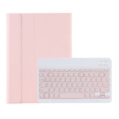 A08B Candy Color Bluetooth Keyboard Leather Case with Pen Slot For Samsung Galaxy Tab A8 10.5 2021 SM-X200 / SM-X205(Pink) - Samsung Keyboard by buy2fix | Online Shopping UK | buy2fix