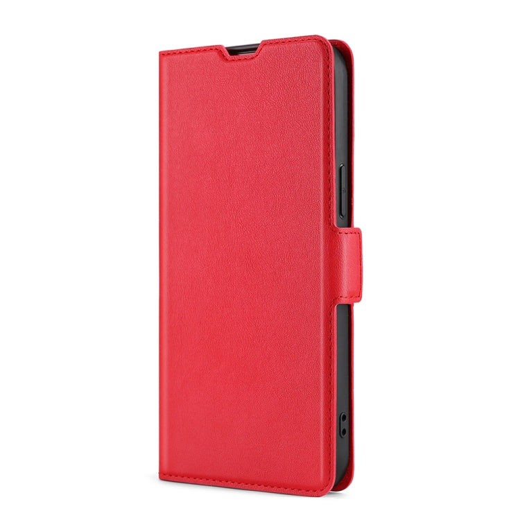 For Blackview A95 Ultra-thin Voltage Side Buckle PU + TPU Leather Phone Case(Red) - More Brand by buy2fix | Online Shopping UK | buy2fix