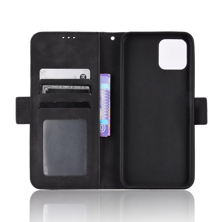 For Blackview A95 Skin Feel Calf Texture Card Slots Leather Phone Case(Black) - More Brand by buy2fix | Online Shopping UK | buy2fix