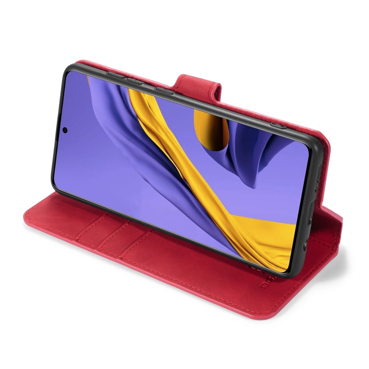 For Galaxy A71 DG.MING Retro Oil Side Horizontal Flip Case with Holder & Card Slots & Wallet(Red) - Galaxy Phone Cases by DG.MING | Online Shopping UK | buy2fix