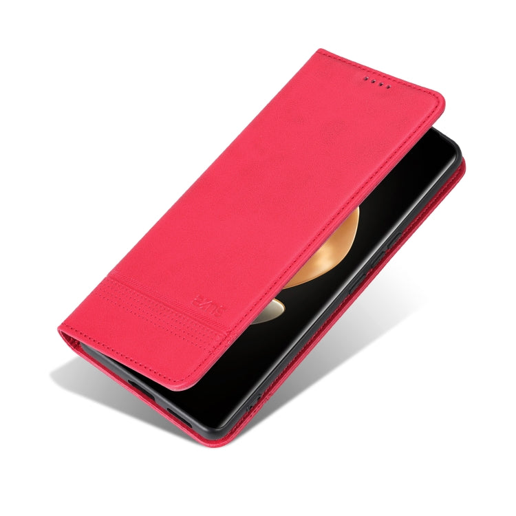 For vivo X100 Ultra AZNS Magnetic Calf Texture Leather Phone Case(Red) - vivo Cases by AZNS | Online Shopping UK | buy2fix