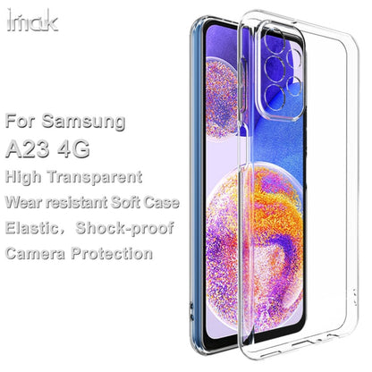 For Samsung Galaxy A23 4G IMAK UX-5 Series Claer TPU Phone Case(Transparent) - Galaxy Phone Cases by imak | Online Shopping UK | buy2fix