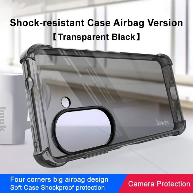 For Asus Zenfone 9 5G IMAK All-inclusive Shockproof Airbag TPU Case (Transparent Black) - ASUS Cases by imak | Online Shopping UK | buy2fix