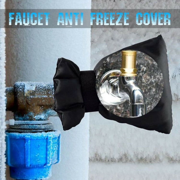 420D Oxford Cloth Outdoor Waterproof Winter Faucet Antifreeze Cover(Coffee) - Faucets & Accessories by buy2fix | Online Shopping UK | buy2fix